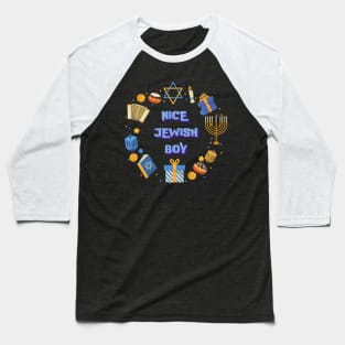 nice jewish boy 2023 hanukkah clothing Baseball T-Shirt